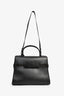 Delvaux Black Leather 'Tempete' GM Top Handle Bag