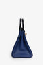 Hermès 2018 Blue Sapphire Taurillion Novillo And Blue Marine Matte Alligator Touch Birkin 25 RGHW