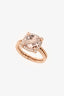 David Yurman 18k Rose Gold 'Chatelaine® Pavé Bezel' 9mm Ring Size 6.5