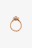 David Yurman 18k Rose Gold 'Chatelaine® Pavé Bezel' 9mm Ring Size 6.5