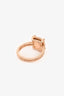 David Yurman 18k Rose Gold 'Chatelaine® Pavé Bezel' 9mm Ring Size 6.5