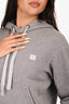 Acne Studios Grey Logo Hoodie Size XXS