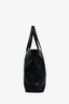 Gucci Black Leather Monogram Embossed GG Tote