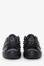 Valentino Black Leather Rockstud Sneakers Size 36.5