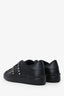 Valentino Black Leather Rockstud Sneakers Size 36.5