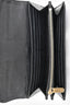 Louis Vuitton Black Mahina Leather 'Amelia' Long Wallet