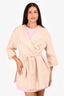 Weekend Max Mara Cream Wool Belted Coat Size 2 US