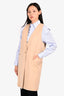 Max Mara Beige Camel Hair Long Vest Size 2 US