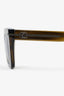 Pre-Loved Chanel™ Khaki Frame CC Square Sunglasses