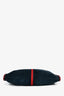 Gucci Navy Suede Raja Tiger Head Tote Bag