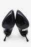 McQ Alexander McQueen Black Leather Pointed Toe Lace Up Ankle Boots Size 40