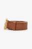 Gucci Brown Leather GG Marmont Belt Size 85.34