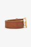 Gucci Brown Leather GG Marmont Belt Size 85.34