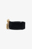 Gucci Black Suede GG Marmont Clover Belt Size 90.36