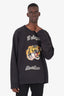Gucci Black 'L' Aveugle ParAmour' Tiger Embroidered Sweater Size XXL