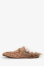 Gucci Red GG Logo Horsebit Fur Princetown Slip-On Loafers Size 38