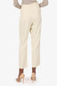 Red Valentino Cream Belted Trousers Size 44