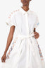 Emilio Pucci White Embroidered Dress Size 38