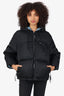 Prada 2022 Black Down Puffer Jacket Size 36