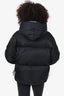 Prada 2022 Black Down Puffer Jacket Size 36