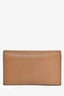 Gucci Tan Leather Dollar Wallet On Strap