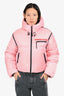 Prada Sport 2021 Pink Re-Nylon Cropped Puffer Jacket Size XS