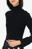 Louis Vuitton Black Cashmere Knit Turtle Neck Sweater Size M
