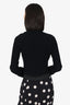 Louis Vuitton Black Cashmere Knit Turtle Neck Sweater Size M