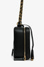 Pre-Loved Chanel™ 2018 Black Caviar Leather Filigree Medium Vanity Case Crossbody