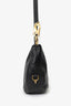 Burberry Black Leather Medium Knight Shoulder Bag