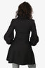 Stella McCartney Brown Wool Blend Wrap Coat Size 36