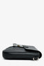 Christian Dior Black Grained Leather Saddle Pouch Mens