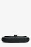 Christian Dior Black Grained Leather Saddle Pouch Mens