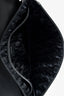 Christian Dior Black Grained Leather Saddle Pouch Mens