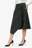 MCQ Alexander McQueen Grey Wool Asymmetrical Skirt Size 40