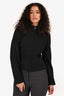 Weekend Max Mara Black Nylon Zip Jacket Size 6