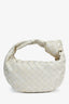Bottega Veneta White Intrecciato Mini Jodie