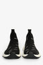Balenciaga Black Logo All Over Speed Sock Sneakers Size 8