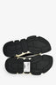 Balenciaga Black Logo All Over Speed Sock Sneakers Size 8