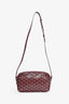 Goyard Burgundy Goyardine Canvas Cap-Vert PM Crossbody Bag
