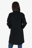 Maje Black Wool Coat Size 36