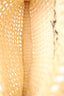Prada Beige Small Logo Crochet Raffia Tote