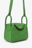 Hermès 2024 A9 Vert Yucca Clemence Mini Lindy 20