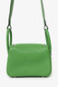 Hermès 2024 A9 Vert Yucca Clemence Mini Lindy 20
