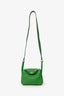 Hermès 2024 A9 Vert Yucca Clemence Mini Lindy 20
