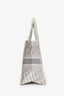 Christian Dior 2020 Grey Oblique Jacquard Medium Book Tote