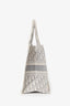 Christian Dior 2020 Grey Oblique Jacquard Medium Book Tote