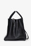 Celine Black Croc Embossed Leather Luggage Phantom Top Handle