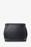 Celine Black Croc Embossed Leather Luggage Phantom Top Handle