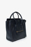 Celine Navy Leather Micro Luggage Tote